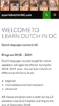 Mobile Screenshot of learndutchindc.com
